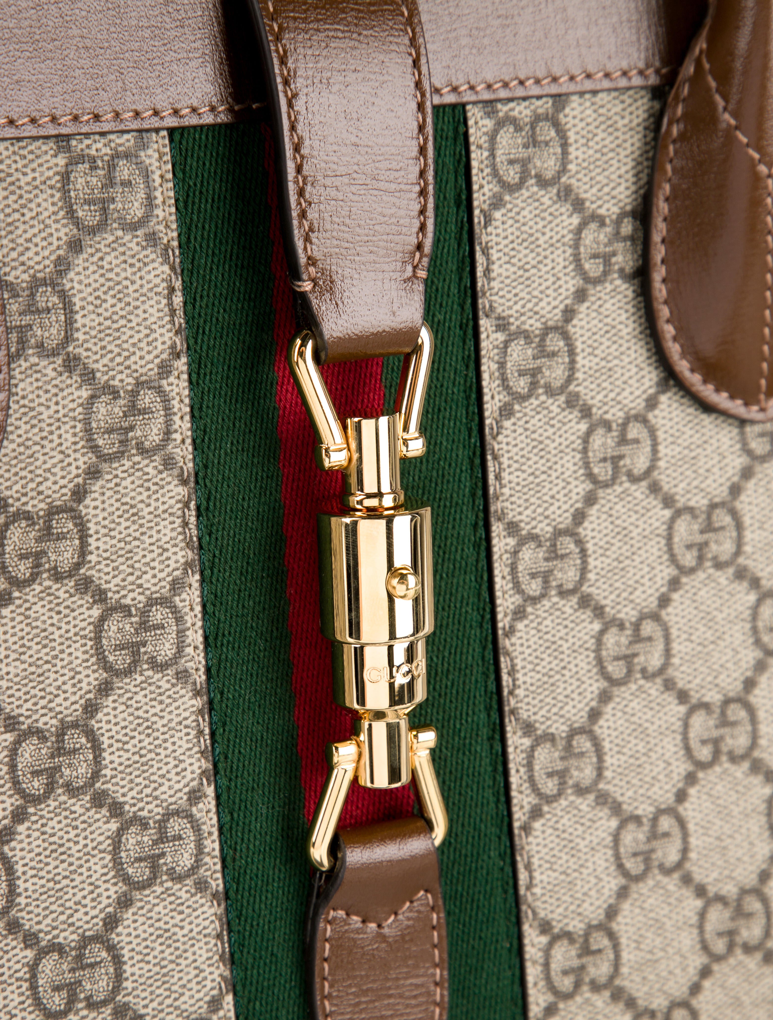 Gucci GG Supreme Medium Jackie 1961 Tote